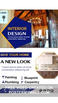 Interior Design Flyer Template | PosterMyWall