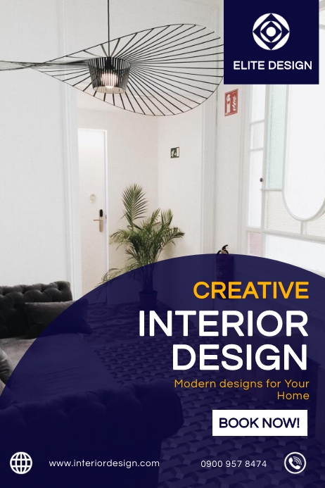 Interior design flyer Template | PosterMyWall