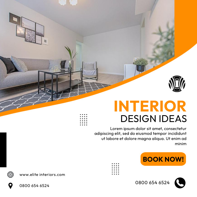 Interior design flyer Template | PosterMyWall