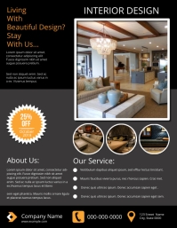 Interior Design Flyer Template | PosterMyWall