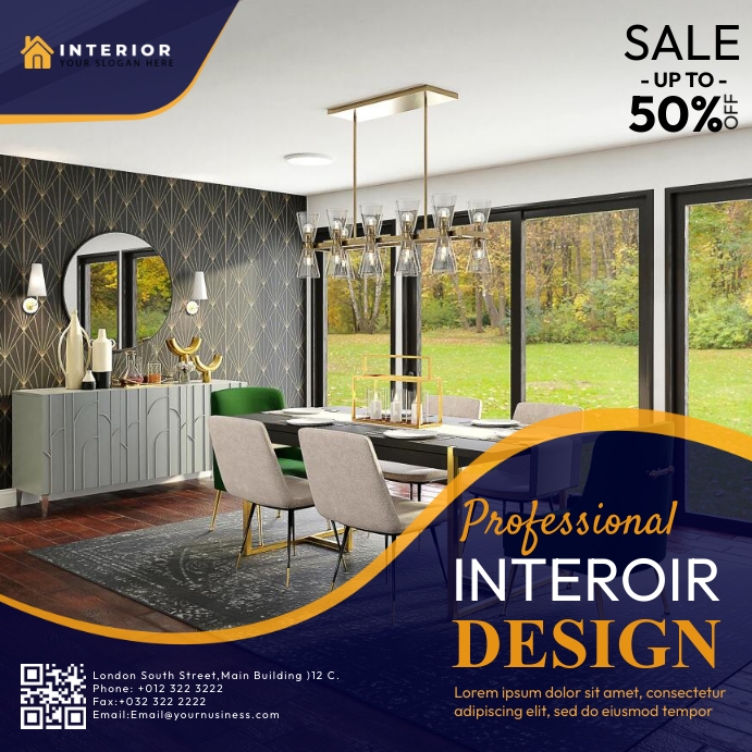 Copy of Interior Design Flyers | PosterMyWall