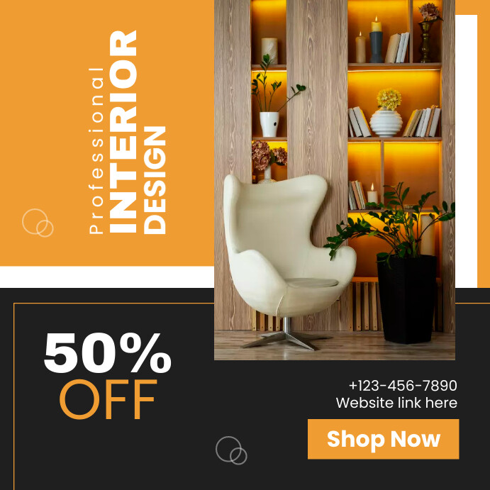 Interior Design Instagram Post Template | PosterMyWall