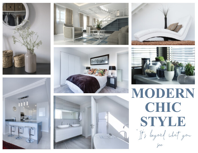 Interior design mood board template | PosterMyWall
