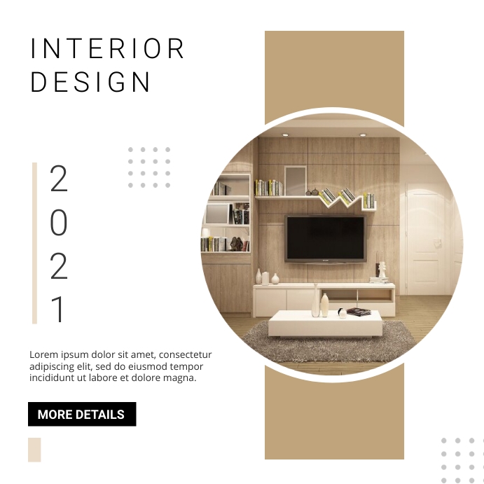 Interior Design Post Template | PosterMyWall