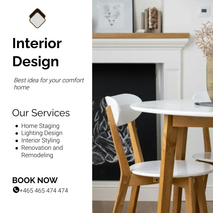 interior design poster flyer Template | PosterMyWall