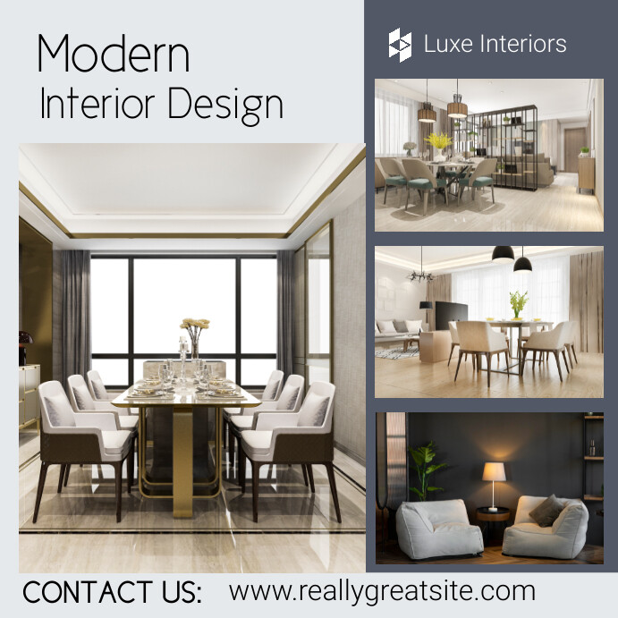 Interior Design Poster Instagram Post Template | PosterMyWall