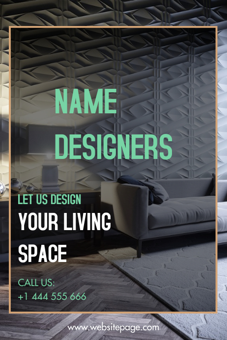 Interior Design Poster Template | PosterMyWall