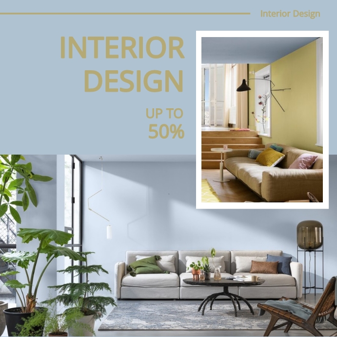 Interior Design Promo Post Template | PosterMyWall