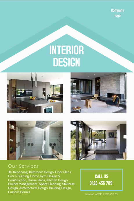 Interior Design Flyers Template | PosterMyWall
