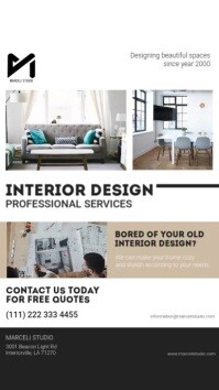 Interior Design Services Video Ad Template | PosterMyWall