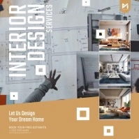 Interior Design Services Ad Instagram Post template