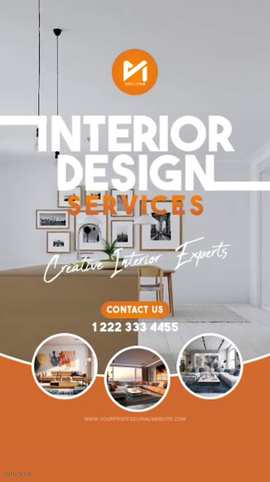 Copy of Interior Design Services Flyer Video Ad | PosterMyWall
