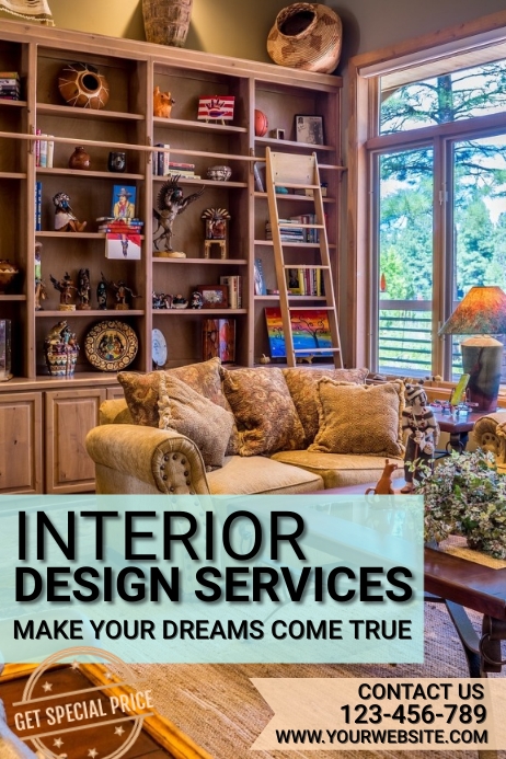 Interior Design Services Template | PosterMyWall