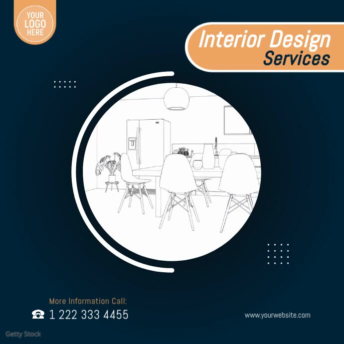 Interior Design Services Video Ad Template | PosterMyWall