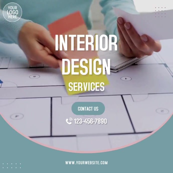 Copy of Interior Design Services Video Ad | PosterMyWall