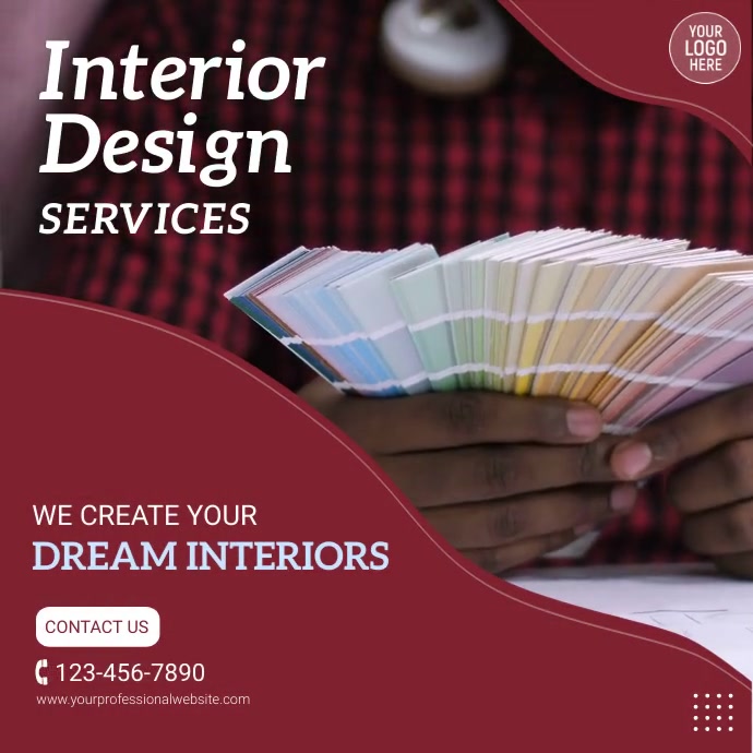 Interior Design Services Video Ad Template | PosterMyWall
