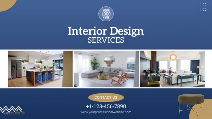 Interior Design Services Video Ad Template | PosterMyWall