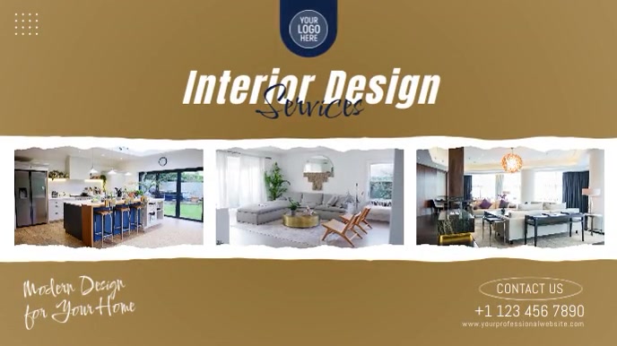 Interior Design Services Video Ad Template | PosterMyWall