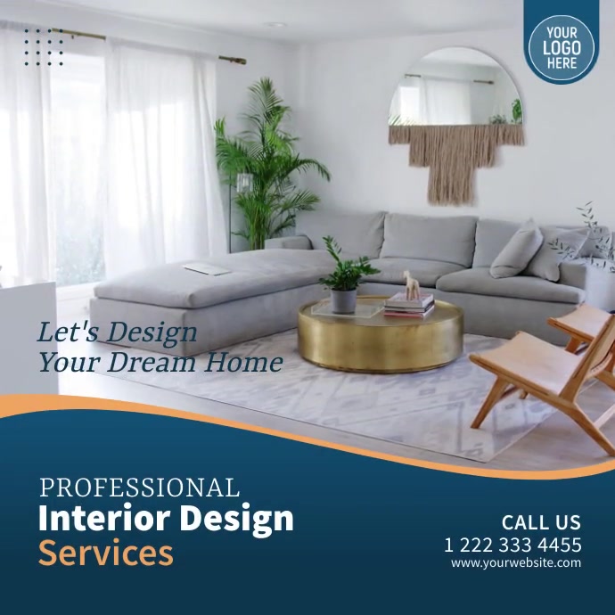 Interior Design Services Video Ad Template | PosterMyWall