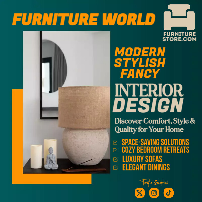 interior design Template | PosterMyWall