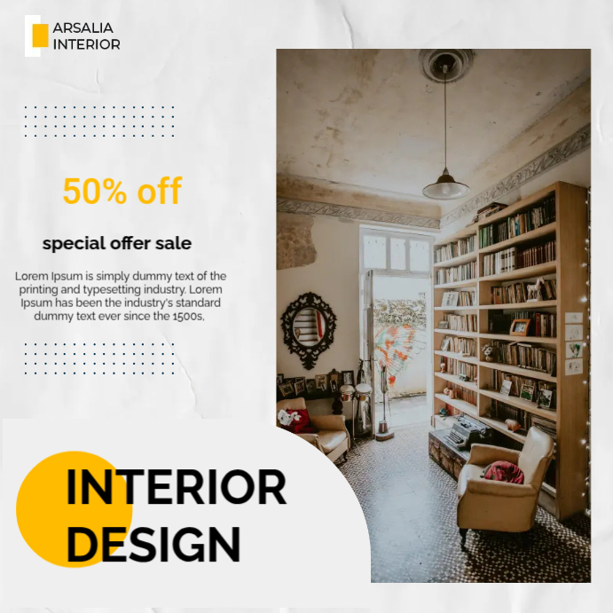Interior Design Template | PosterMyWall