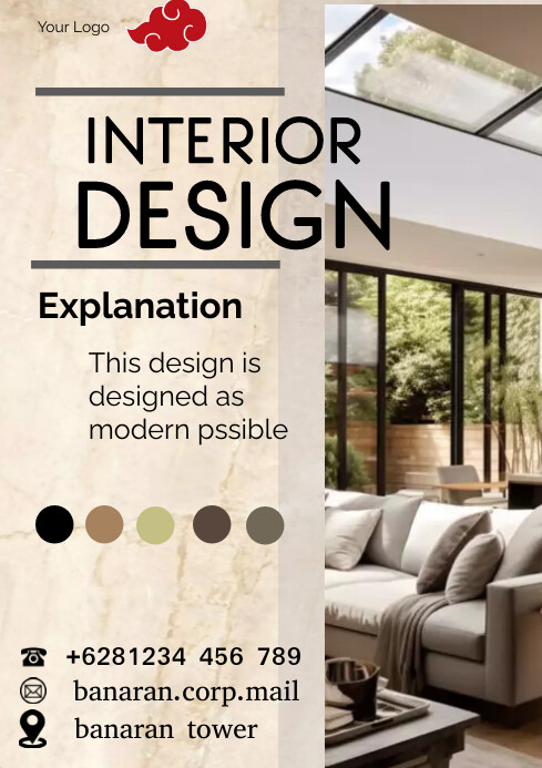 Copy of Interior Design | PosterMyWall