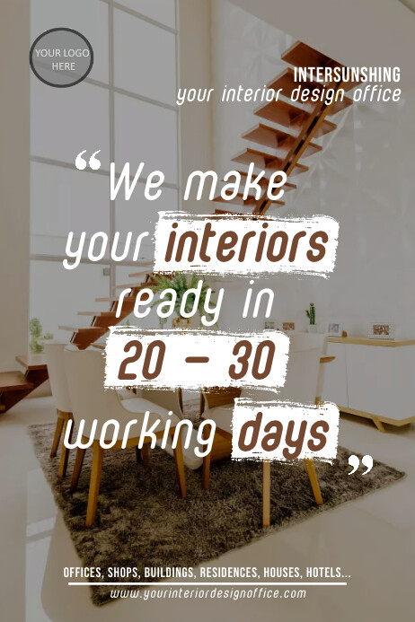 Office Poster Design Template