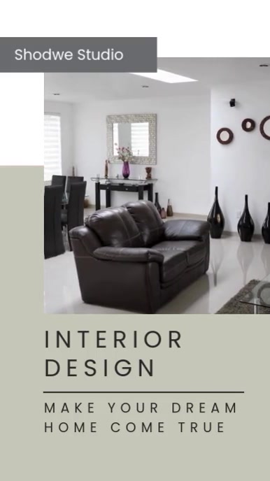 Plantilla de interior design template | PosterMyWall