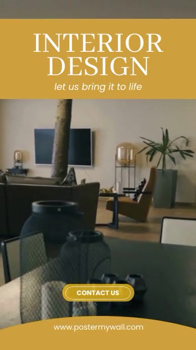 Plantilla de interior design template | PosterMyWall