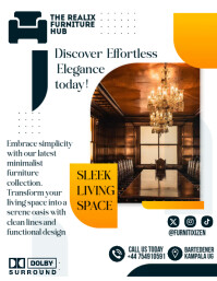 interior design Flyer (Letter pang-US) template