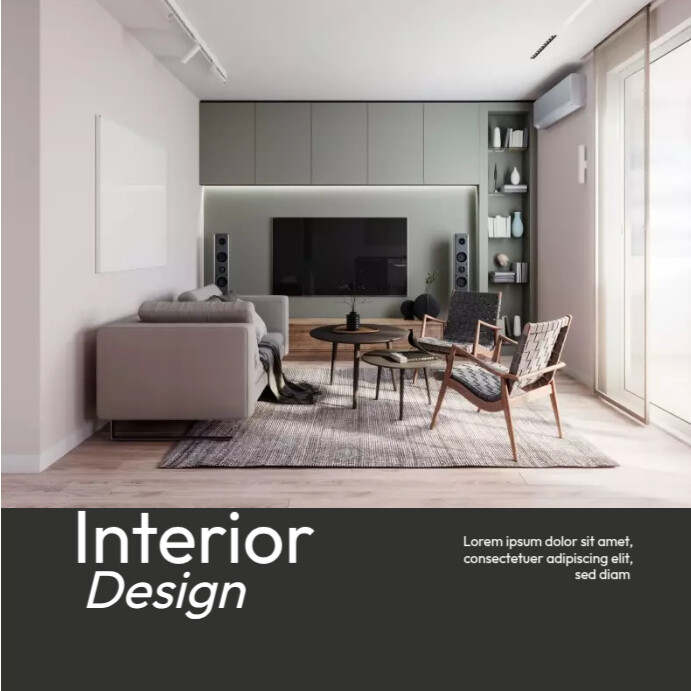 Interior Design Template | PosterMyWall