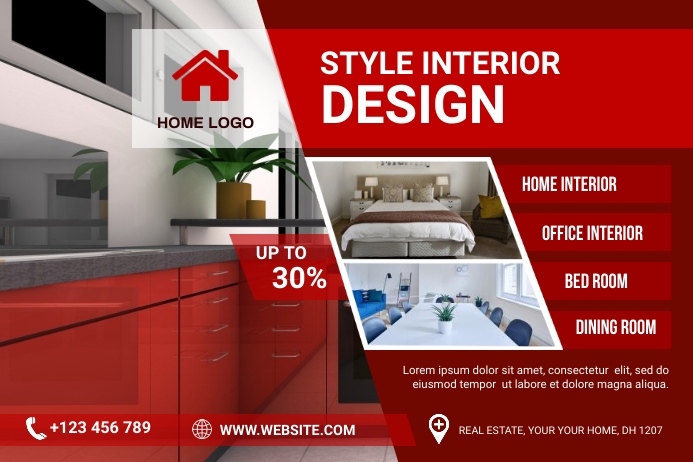 Interior Design Template | PosterMyWall