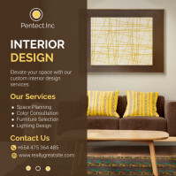 Interior Design Poster Instagram Post Template | PosterMyWall