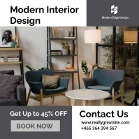Interior Design Video Instagram Post template