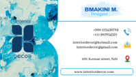 Interior designer Business card template