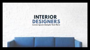 Wit Interior Design Promotion Facebook Cover Video Template