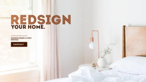 White Interior Design Facebook Cover Video Template