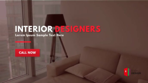 Bruin Interior Design Promotion Facebook Cover Video Template