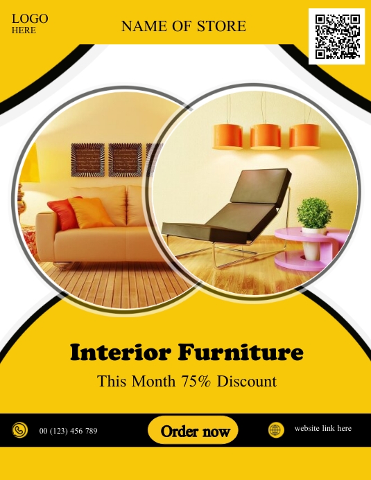 Interior furniture Ads Template PosterMyWall