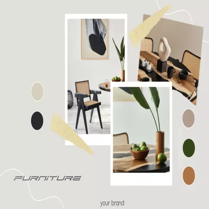 Plantilla de Interior furniture | PosterMyWall