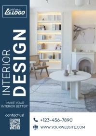 Interior home ad template A4