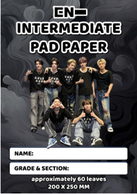 Intermediate Paper Layout Intermediate Pad Paper A4 Template | PosterMyWall
