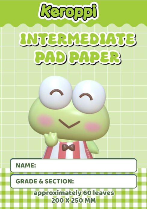 Intermediate Paper Layout Plantilla de Intermediate Pad paper cover | PosterMyWall
