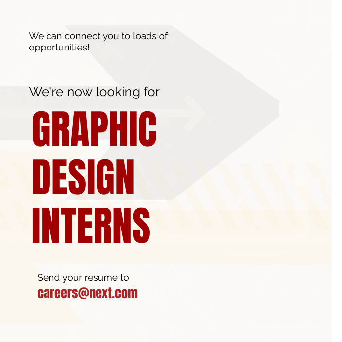 intern Template | PosterMyWall