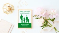 Internation Family Day Frame Blog overskrift template