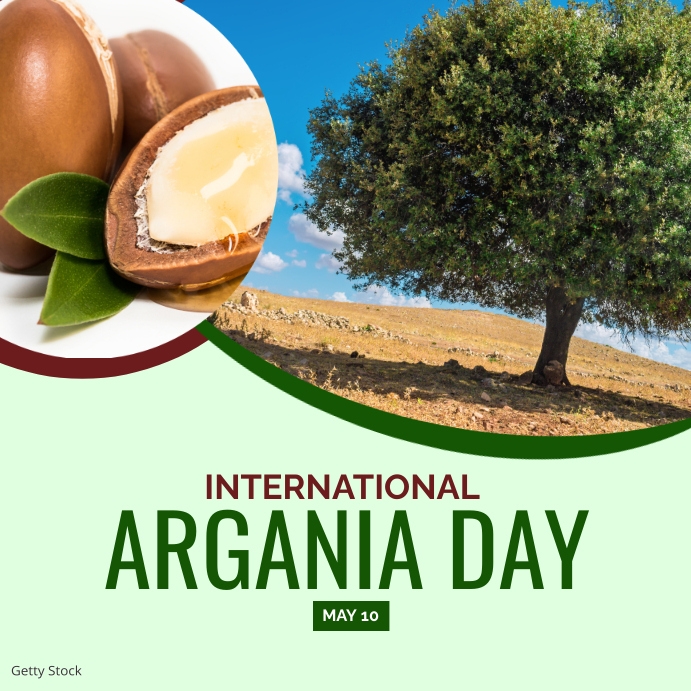 INTERNATIONAL ARGANIA DAY MAY 10 Publicação no Instagram template