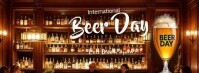 International beer day cover banner post Fotografia de capa do Facebook template