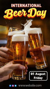 International Beer Day Instagram Story template