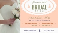 International Bridal Expo Exhibition Facebook Cover Video template