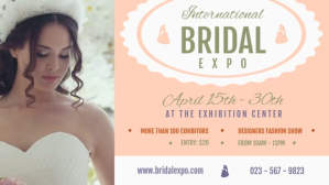 International Bridal Expo Exhibition Facebook Cover Video Facebook-covervideo (16:9) template